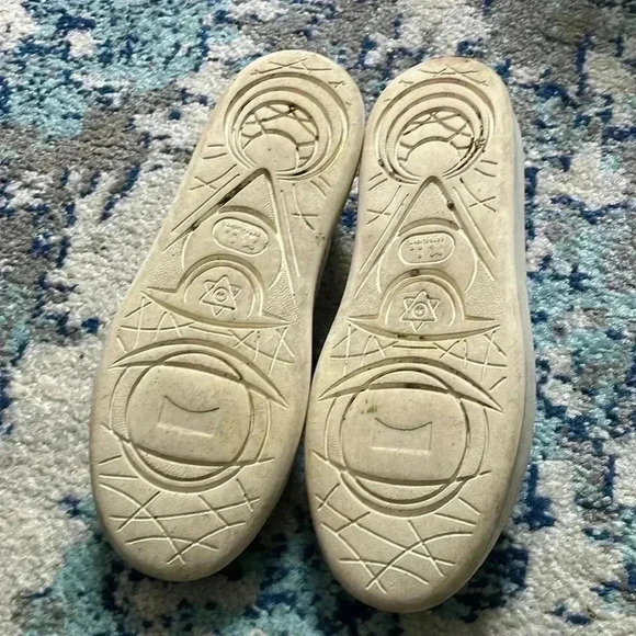 Camper twins neon pink and yellow white leather sneakers 39 - Picture 4 of 8